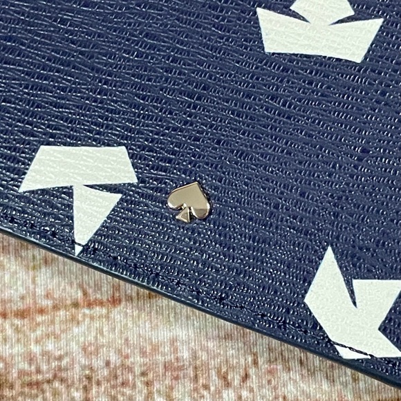 Kate Spade NWT “Spencer” Paper Boats Cardholder - Picture 6 of 10